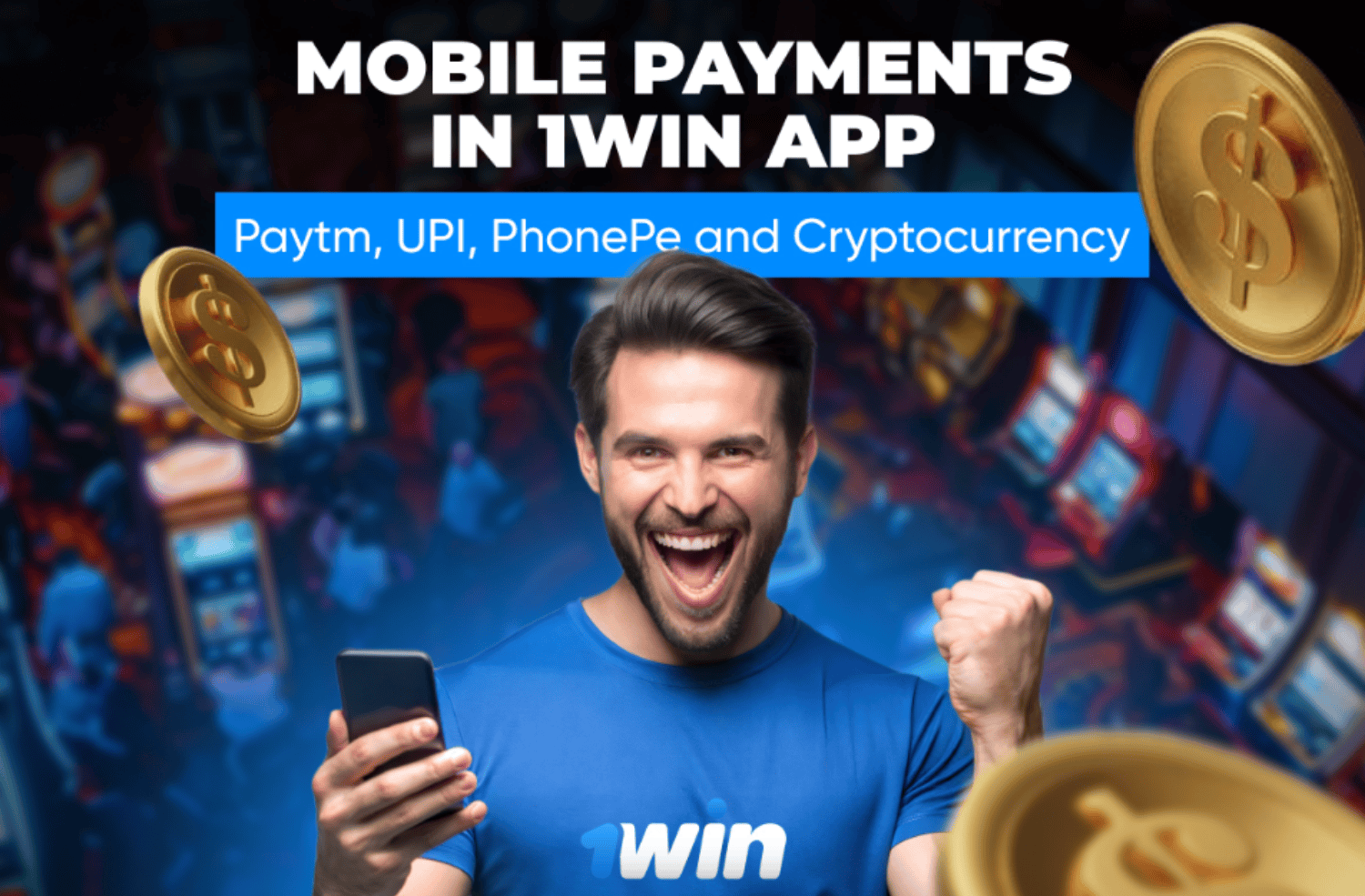 Cryptocurrency Work in 1Win App for India