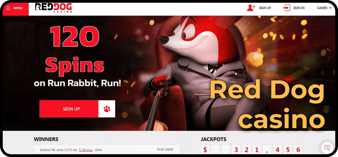 Catch your luck with Red Dog online casino